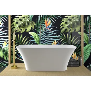 Vana BESCO vana volně stojící ASSOS S-LINE 1600x700 mm, bílá barva, litý mramor VANASSL16W