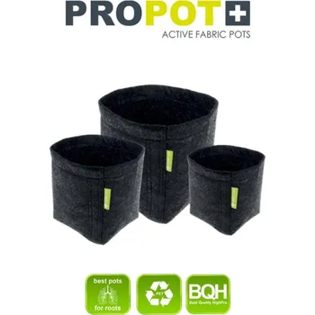 Květináč GARDEN HIGHPRO PROPot textilní květináč černý 11L