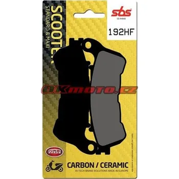 Brzdová destička Přední brzdové destičky SBS 192HF - Honda SH 150ccm - 09>