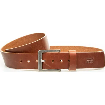 Opasek WILD SKIN, Kožený opasek 9630, COGNAC rezavá Obvod pasu v cm: 115