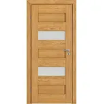 DOORSY Interiérové dřevěné dveře DOORSY TREVISO 1 kartáčovaný