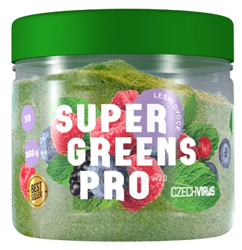 Superpotravina Czech Virus Super Greens Pro V2.0 lesní ovoce