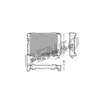 Chladič motoru Chladič motoru DENSO (DE DRM17062)