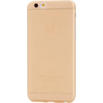 Ultra tenký plastový kryt pro iPhone 6 / 6S - s ochranou zadní kamery - oranžový