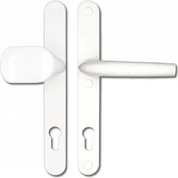 Dveřní kování Kování pro plast. dveře A2/92 klika-madlo BÍLÁ (Kliky na balkónové dveře)