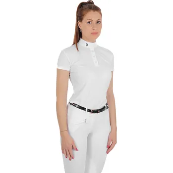 Dámské tričko EQUESTRO Triko závodní Sally Equestro, dámské, bílé XS