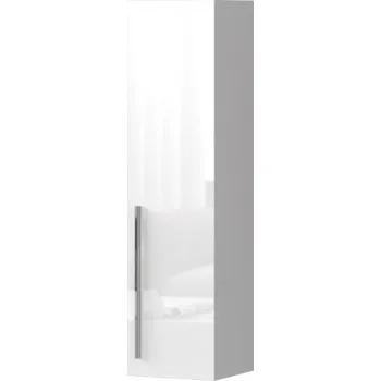 Koupelnový nábytek Vysoká závěsná skříňka Tiana - bílá