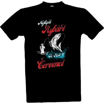 Pánská móda Tričko s potiskem Nejlepší rybář červenec pánské