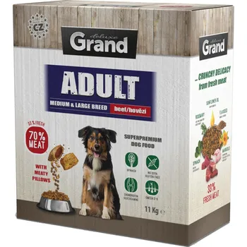 Krmivo pro psa Grand Deluxe Adult Medium/Large Breed Beef 11 kg