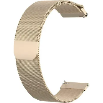 Příslušenství k chytrým hodinkám eses Milánský tah rychloupínací pro Garmin - Pískově zlatý, 22 mm