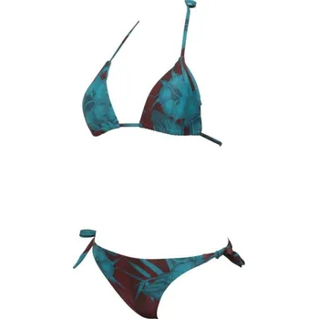 Dámské plavky Arena W Allover dvoudílné Red Multi D