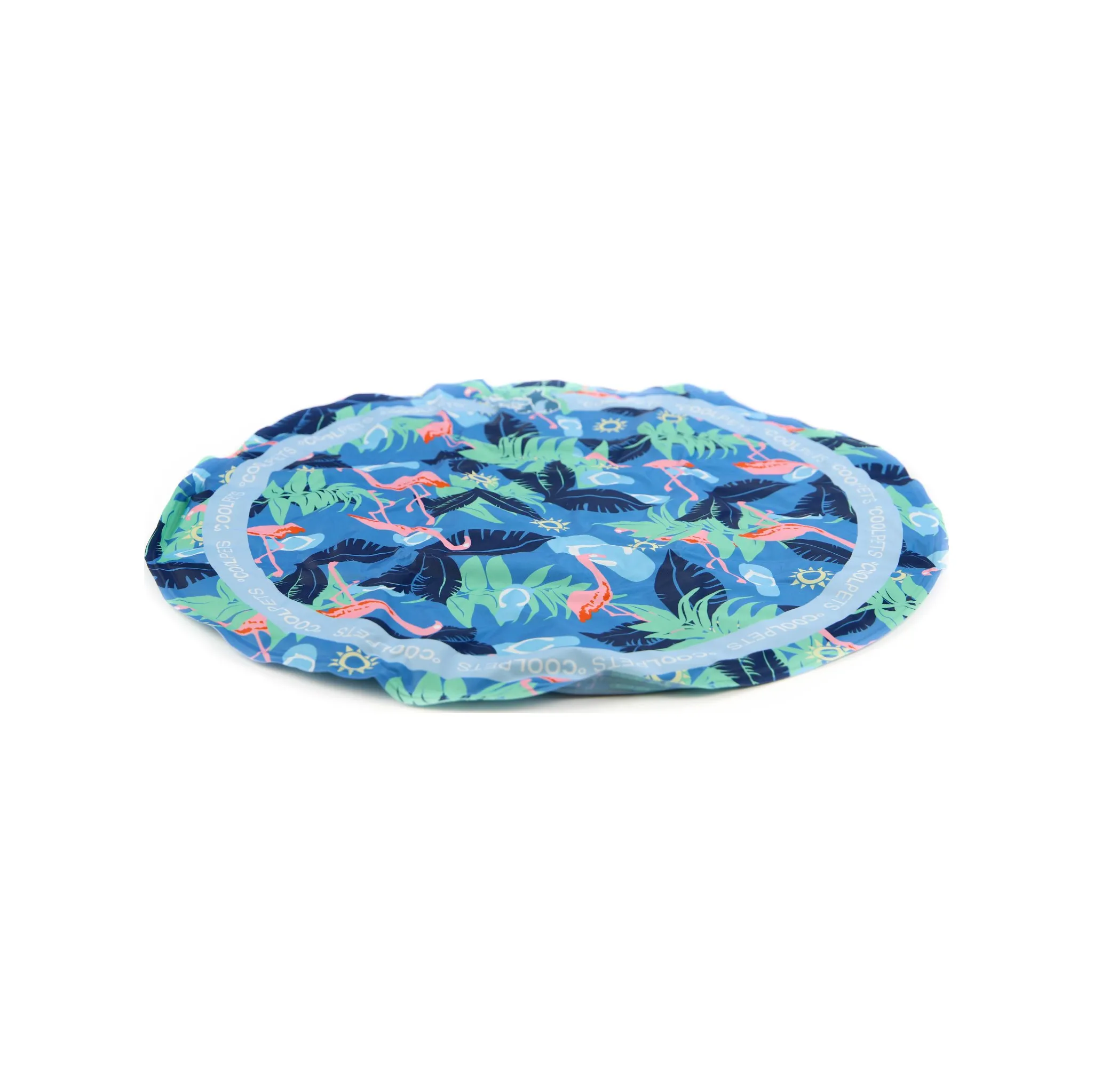 Fotografie 1 - Pelíšek pro psa CoolPets Gelová chladící podložka Tropical Flamingo 60 cm