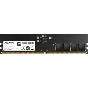 Operační paměť DIMM DDR5 16GB 4800MHz CL40 ADATA , Bulk