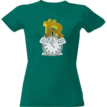 Dámské tričko Tričko s potiskem BTC time dámské