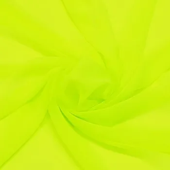 Šifon 1667 neonově žlutý, š.145