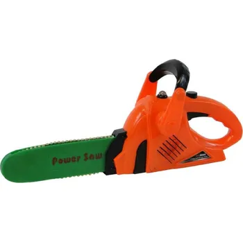 Motorová pila Pila dětská funkční na baterie 33cm plastová řetězová Světlo Zvuk