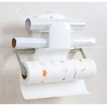 Držák kuchyňských utěrek Nástěnný držák na papírové utěrky nalepovací