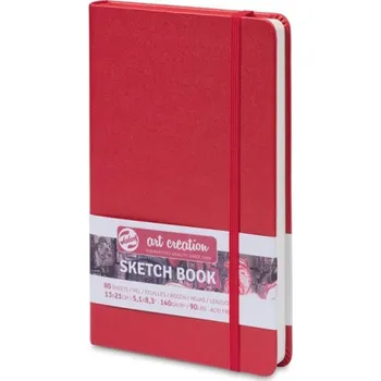 Umělecký papír Royal Talens Art Creation sketch deník, červený, 13x21 cm