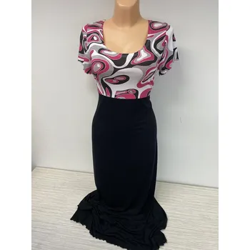 Dámské šaty dámské šaty, Barva Růžová, Velikost L 42 , Materiál 96% Viskoza 4% Lycra