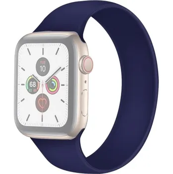 VSECHNONAMOBIL 24532 ELASTIC Řemínek Apple Watch 9 / 8 / 7 (41mm) / 6 / SE / 5/4 (40mm) / 3/2/1 (38mm) tmavomodrý