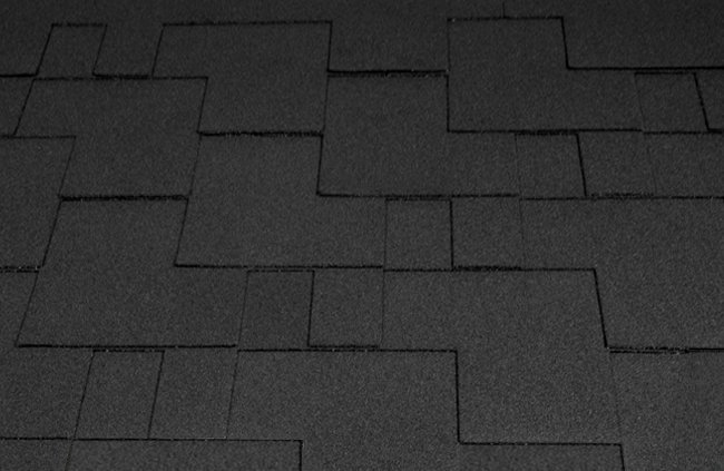 Asfaltový střešní šindel Katepal Rocky - uhlová čerň