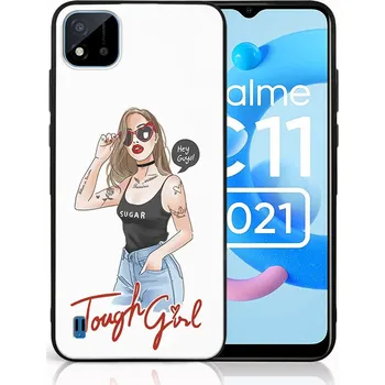 Pouzdro na tablet VSECHNONAMOBIL 44837 MY ART Silikonový obal Realme C11 2021 TOUGH GIRL (131)