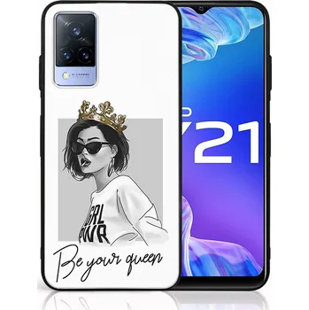 Pouzdro na tablet VSECHNONAMOBIL 41837 MY ART Silikonový obal Vivo Y21 / Y21s / Y33s QUEEN (139)