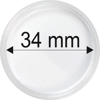 Sběratelství Plastová kapsle na minci 34 mm
