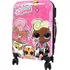 E plus M Dětský cestovní kufr na kolečkách 55 cm LOL růžový