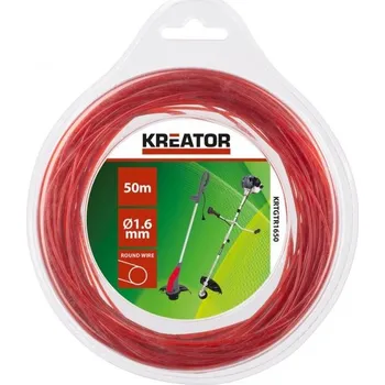 Struna do sekačky KREATOR KRTGTR1650 1,6 mm x 50 m