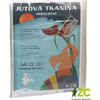 Mulčovací textilie Jutová tkanina 1.3 x 1 m bílá