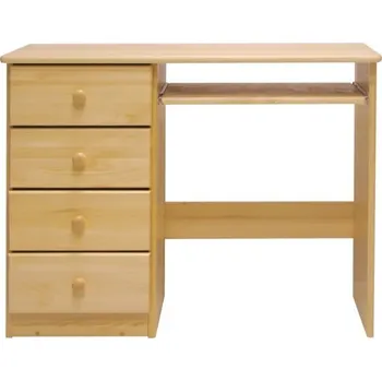 Psací stůl VOMAKS Psací stůl 103 Klasik masiv borovice Barva: moření olše, Varianta: vlevo