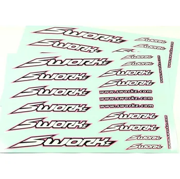 RC náhradní díl SWORKz Speed nálepky (PushBar), Hara Edice, 2 ks. - expresní doprava