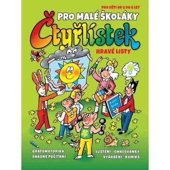 Čtyřlístek pro malé školáky: Hravé listy pro děti od 5 do 8 let - Jaroslav Němeček (2022, brožovaná)