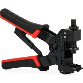 Krimpovací kleště DIPOL Krimpovací nástroj MASTER (E80078) pro přímé a úhlové konektory BNC, F, IEC, RCA