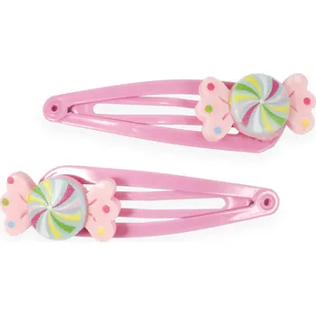 Sponky s bonbonem, 2 ks Barva: světle růžová