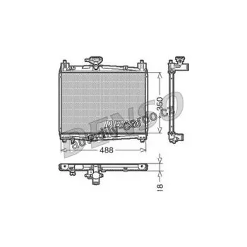 Chladič motoru Chladič motoru DENSO (DE DRM50001)