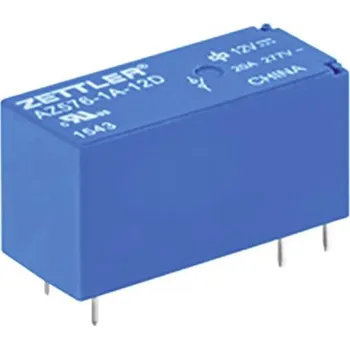 Cívka Zettler Electronics, AZ576-1C-12D relé do DPS, monostabilní, 1 cívka, 30 V/DC, 277 V/AC, 20 A, 1 ks