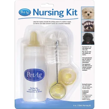 Krmivo pro kočku PetAg Nursing Kit sada pro kojení zvířat (láhev 120ml)