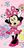 Jerry Fabrics Mickey Mouse dětská froté osuška 70 x 140 cm, Minnie Pink Bow