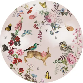 Fototapeta Vliesová fototapeta na zeď vintage INK7690 / kruhové vliesové dekorace Sofie & Junar (ø 75 cm) Behang