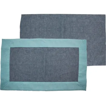 Home Elements Prostírání světle modrá a tmavě modrá Množství: 1 ks Home Elements