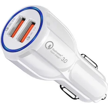 GPS Rychlonabíječka DUAL USB CAR QC 3.0