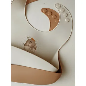 Bryndák Konges Slojd Konges Sløjd Bryndák 2ks Everyday Uniform Konges Sløjd 2 Pack Silicone Bib