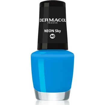 Dermacol Neon Nail Polish 5 ml, 40 Sky