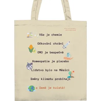 Nákupní taška unisex s potiskem taška canvas s hesly