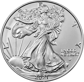 U.S. Mint Stříbrná investiční mince 1 USD American Eagle 2021 Standard 31,1 g