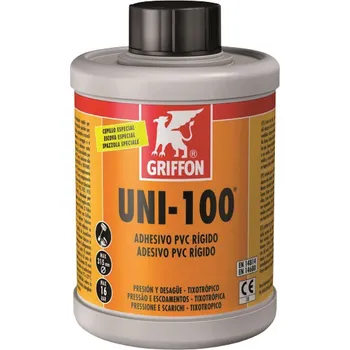 Průmyslové lepidlo Lepidlo PVC GRIFFON UNI-100 se štětcem - 250ml, ke spojení bazénového trubkového systému, 0.3kg (317013)