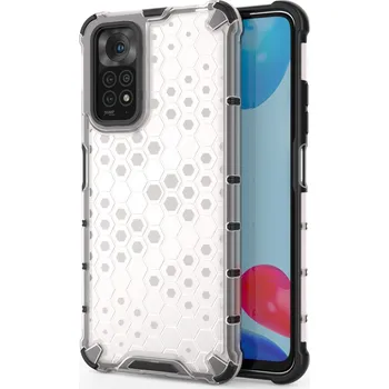 Pouzdro na mobilní telefon Beweare Honeycomb Armor kryt na Xiaomi Redmi Note 11 / Note 11s - transparentní