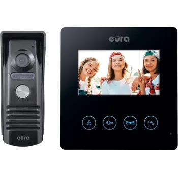 EURA VDP-52A3 "ATIRA" video-interkom černé barvy